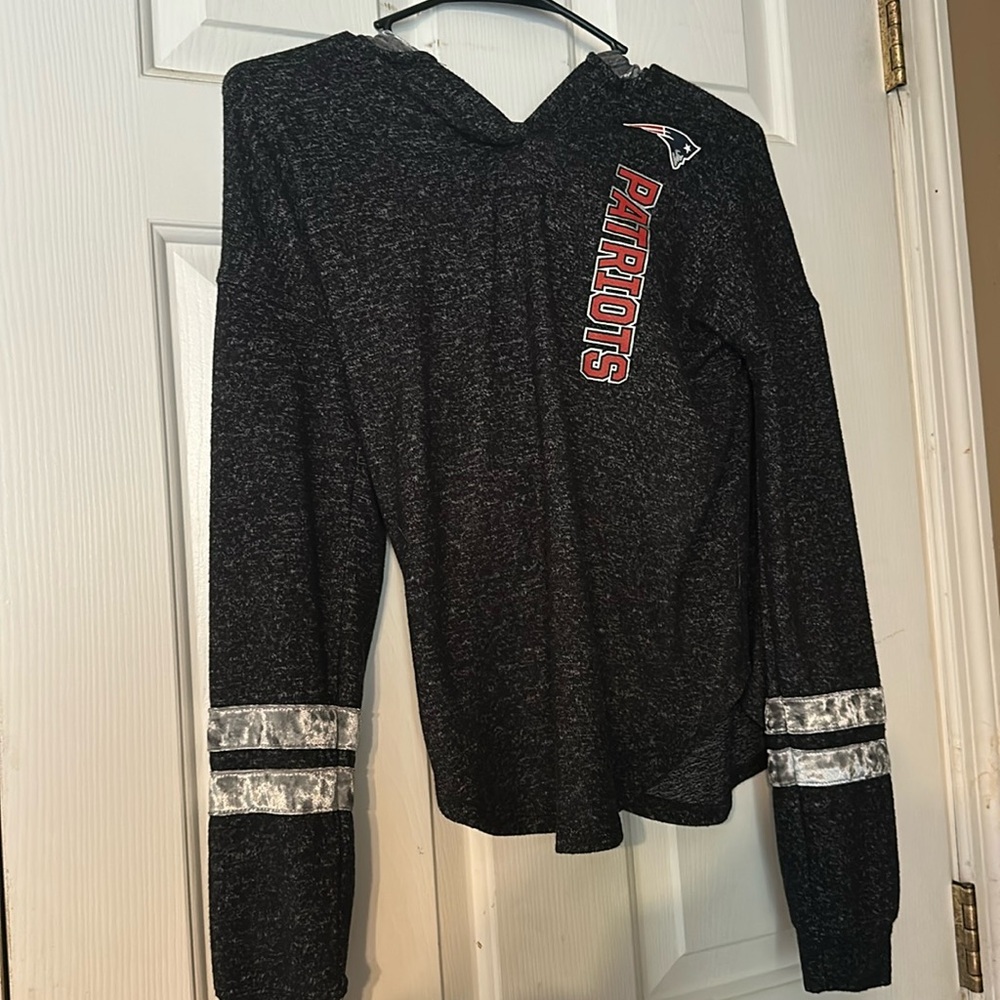 New England Patriots grey hoodie